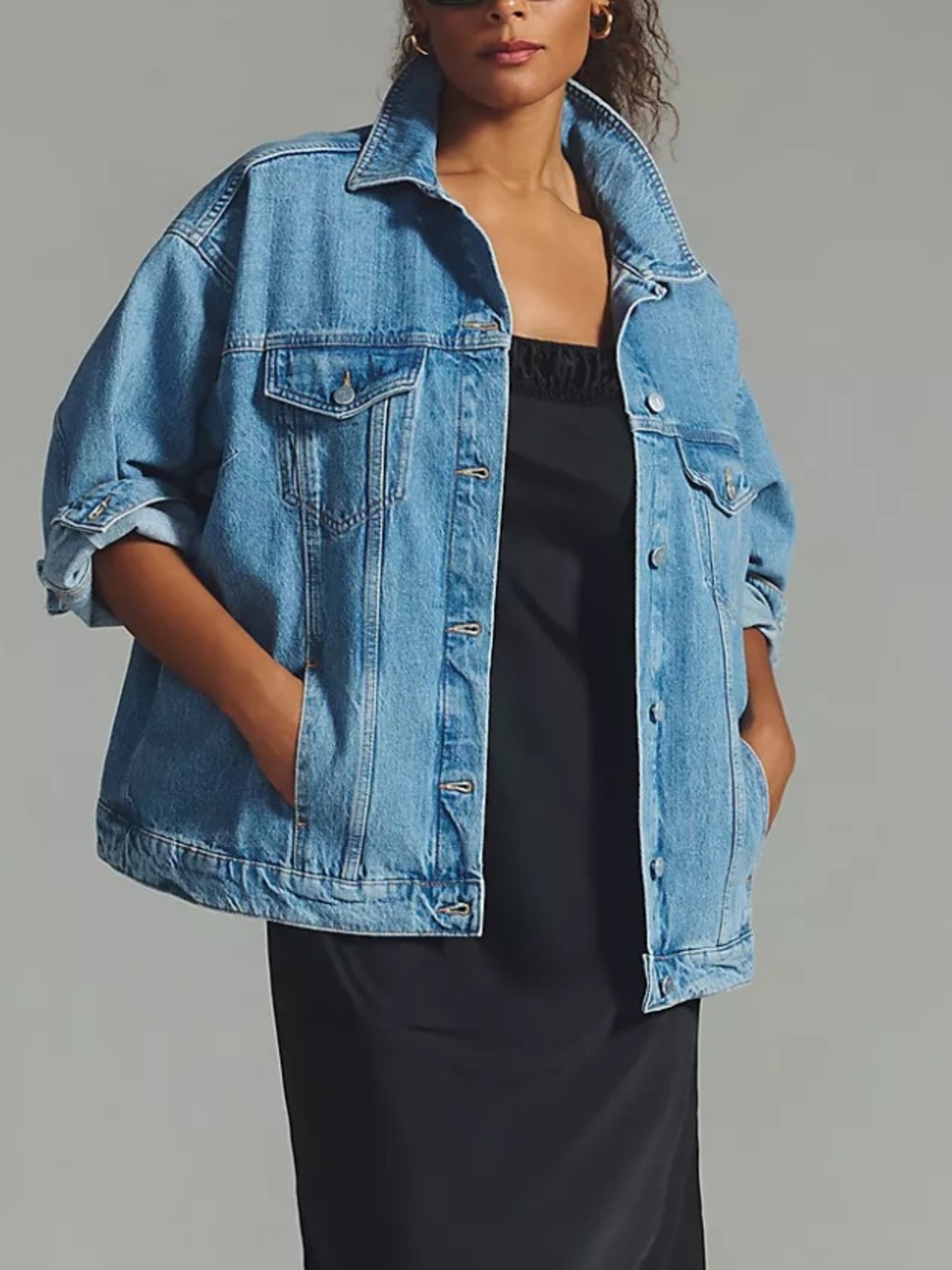 Pilcro Weston Denim Boyfriend Jacket